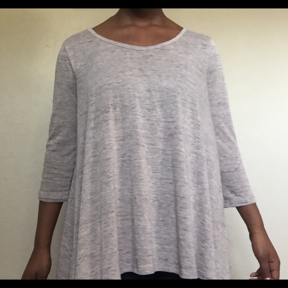 Pretty shirt with a criss cross open back